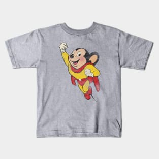 MIGHT- Vintage style Kids T-Shirt